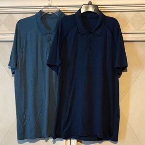 lululemon athletica Men's Dual Blue Polo Shirts